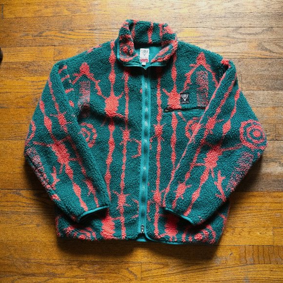 SUPREME X South2West8 Green Fleece